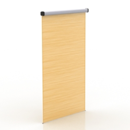 Simple model yellow curtains