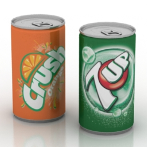 3D models beverage cans