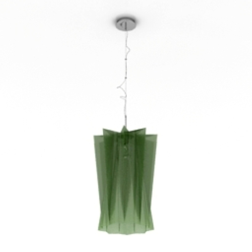 green chandelier model