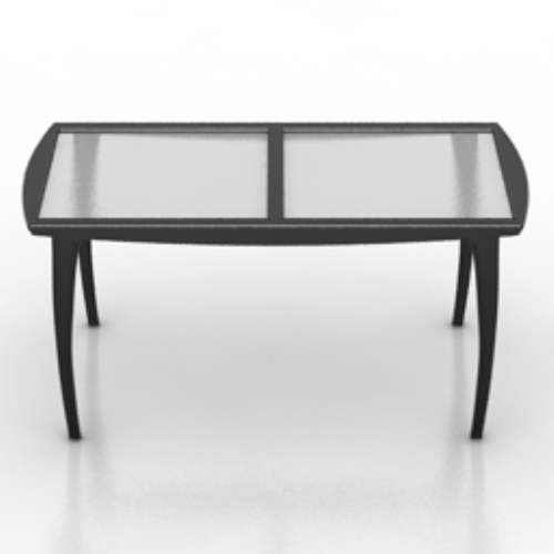 transparent coffee table model