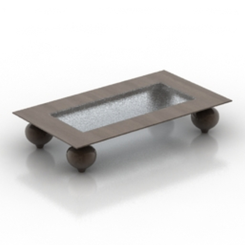 white small table model