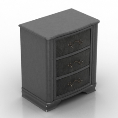 black bedside cabinet model