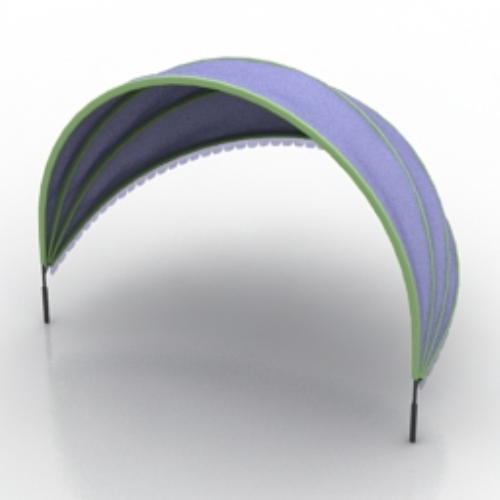 beach cover gazebo 3D models