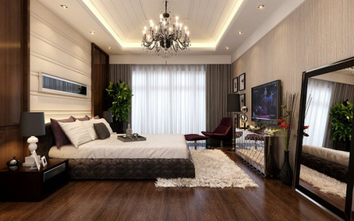 gorgeous big spacious bedroom 3d models
