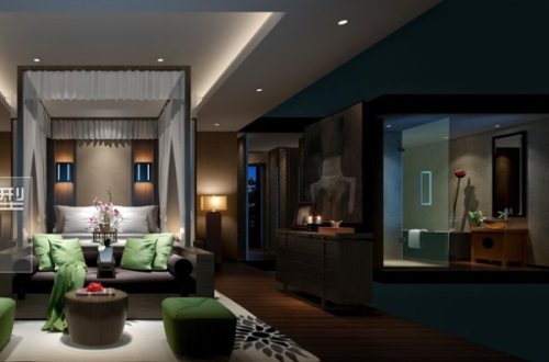 Fashion bedroom 3d models