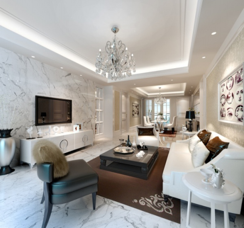 3D model of the living room