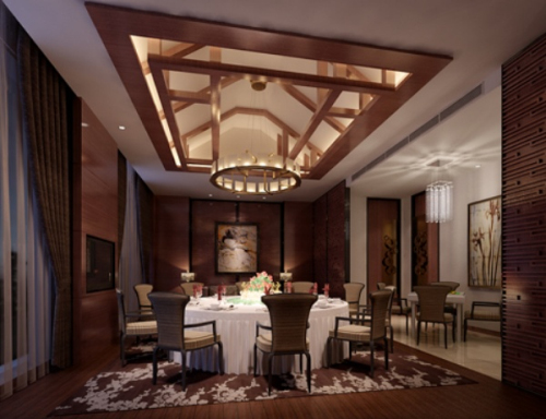 Stylish restaurant package 3D model