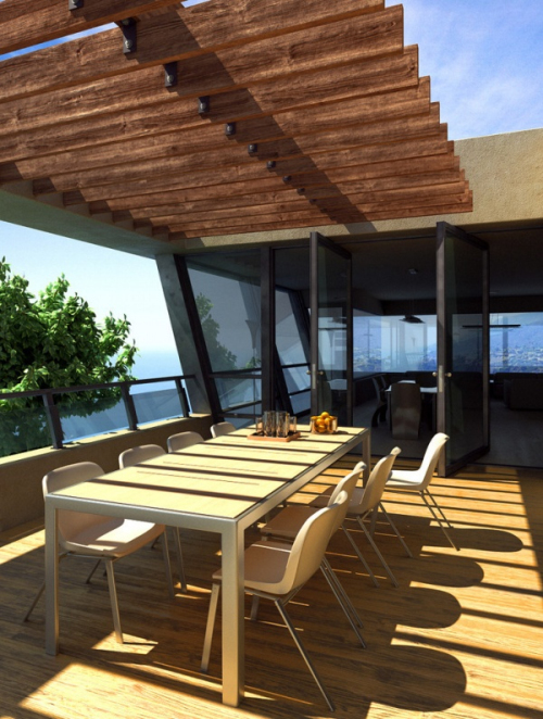 3d model outdoor restaurant