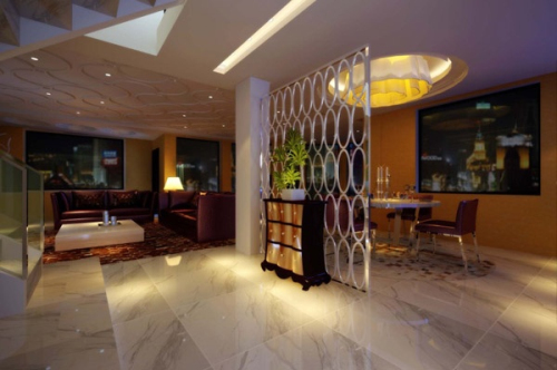 3d model of high-end living room