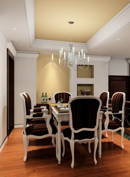 European home decoration excellent restaurant 3d models