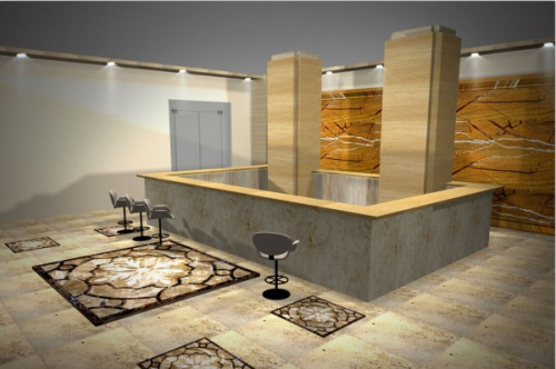 Compass type Hotel Front 3d models