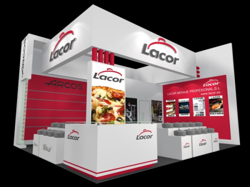 Merchandise booth 3D model material