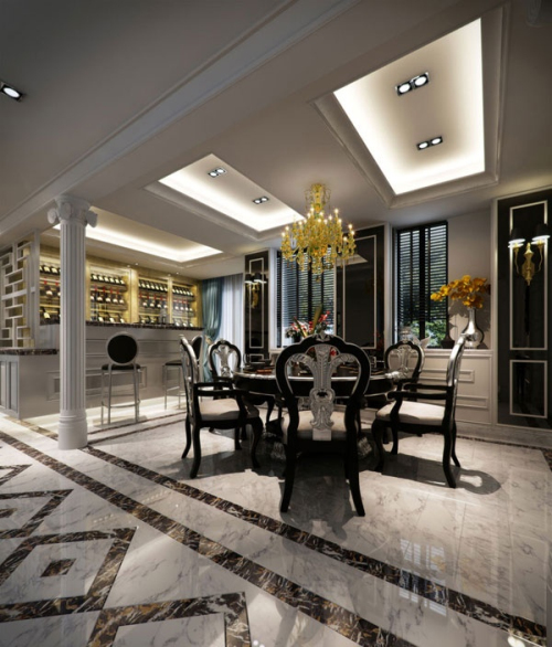 Continental Restaurant in 3D Home Deluxe