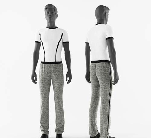 Sports apparel model