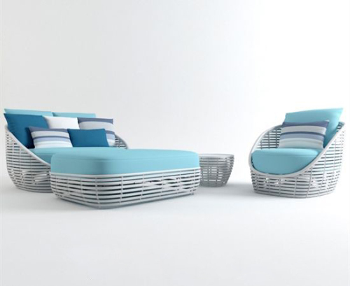 KTV rattan sofa model