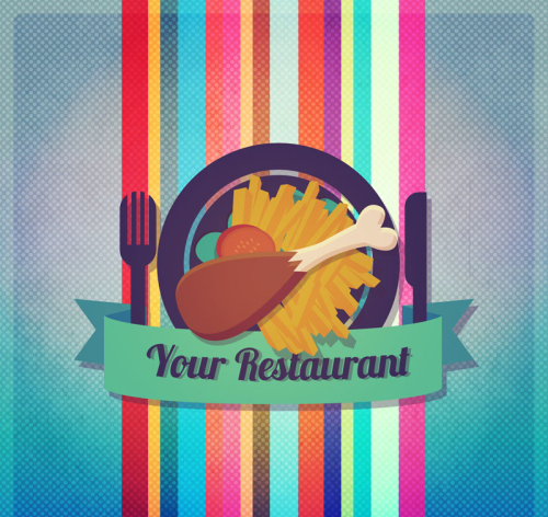 Creative snack food vector material