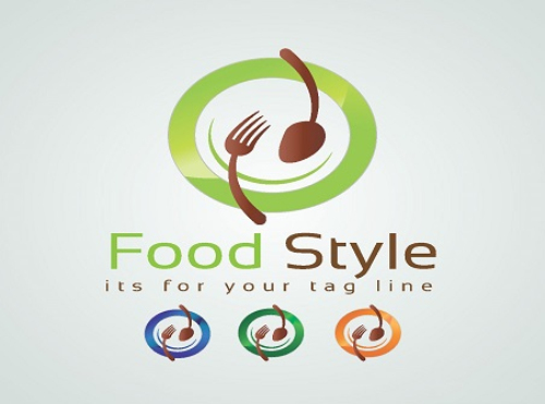 food logo design vector